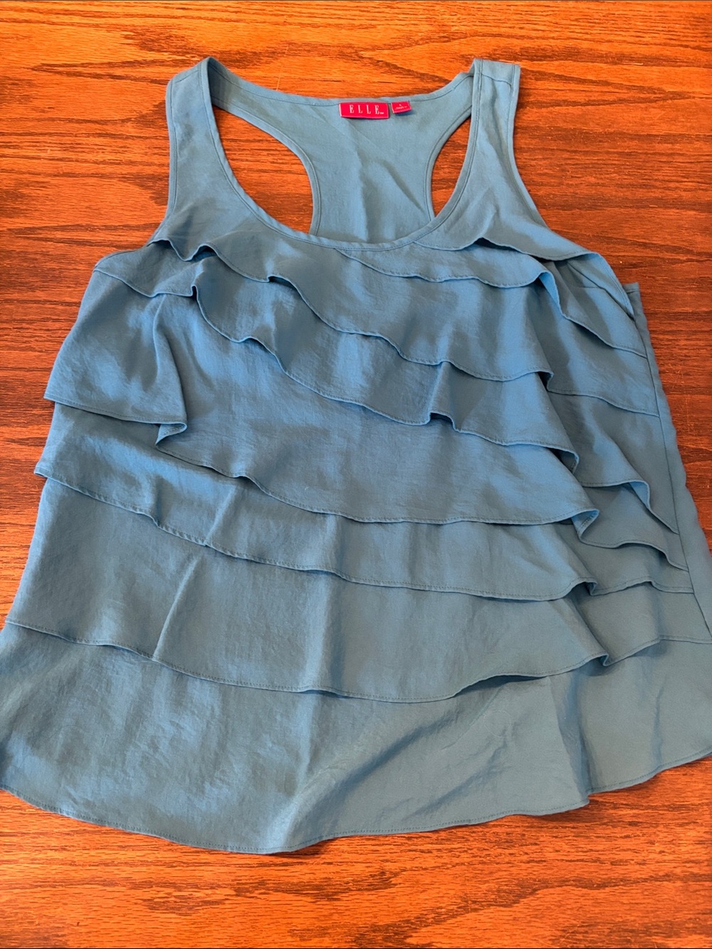 Elle Teal Racerback Sports Tank Top
